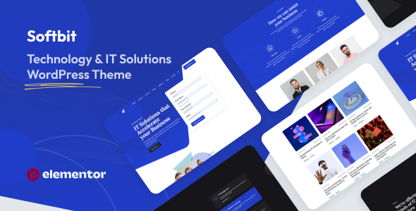 Softbit – Technology & IT Solutions WordPress Theme - SharedTutor
