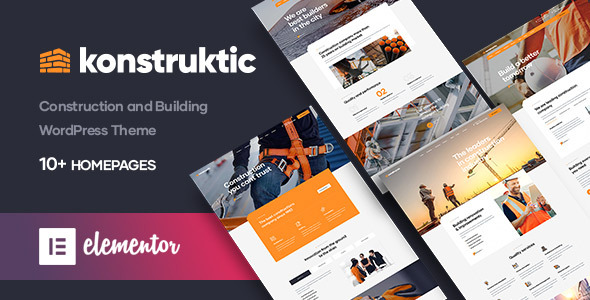 Konstruktic – Construction & Building WordPress Theme - SharedTutor